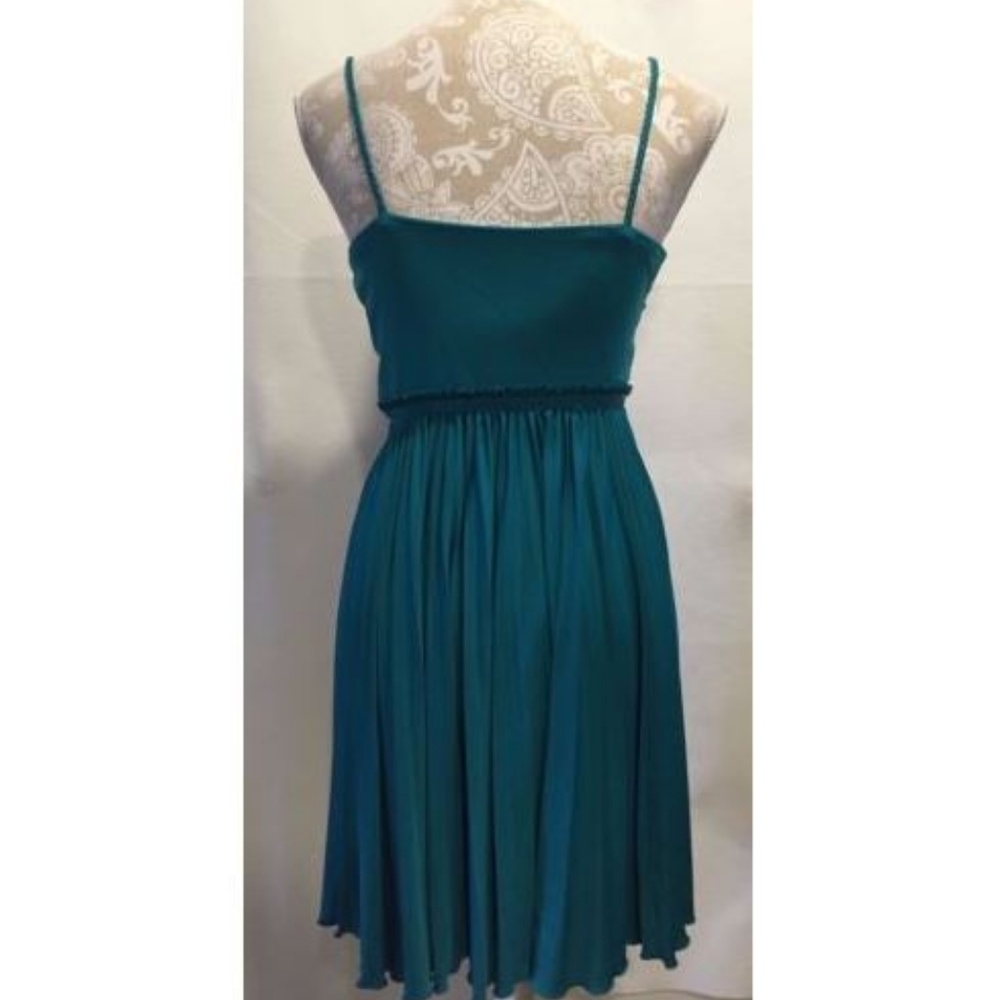 Calvin Klein Pleated Twist Front Ruched Dress 4P - Picture 3 of 7